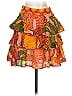 FARM Rio 100% Cotton Tropical Orange Casual Skirt Size XS - photo 2