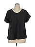 New York Laundry Black Short Sleeve Top Size 1X - photo 1