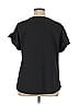 New York Laundry Black Short Sleeve Top Size 1X - photo 2