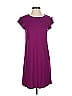 Cynthia Steffe Solid Purple Casual Dress Size 0 - photo 1