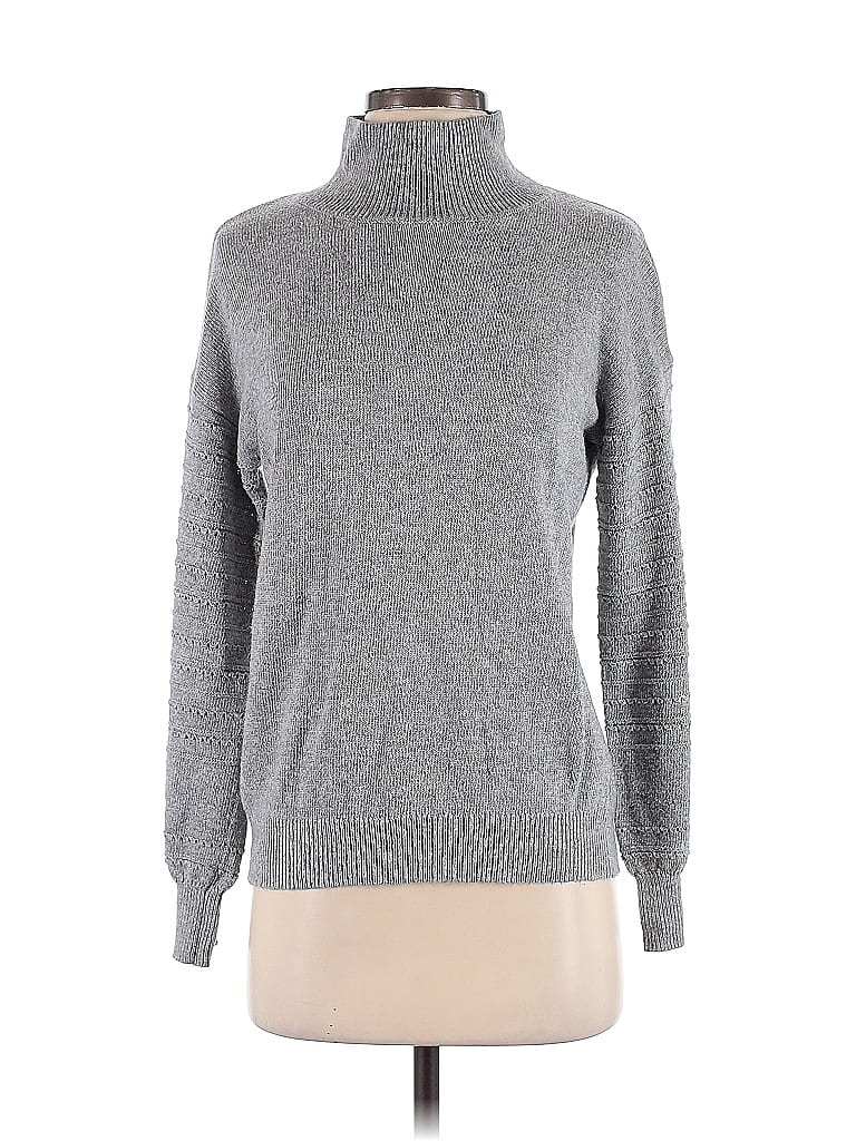 Pre-owned Hem & Thread Turtleneck Sweater In Gray