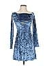 Hollister Tie-dye Blue Casual Dress Size XS - photo 1