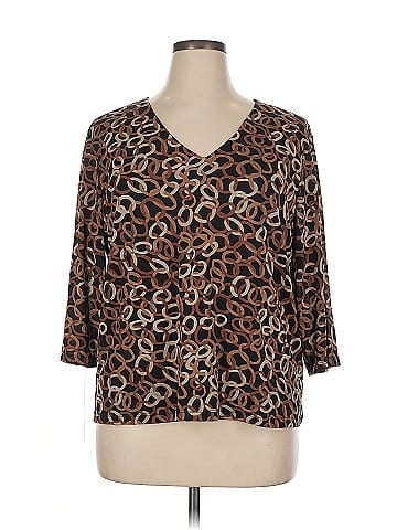 INC International Concepts 3/4 Sleeve Blouse (view 1)