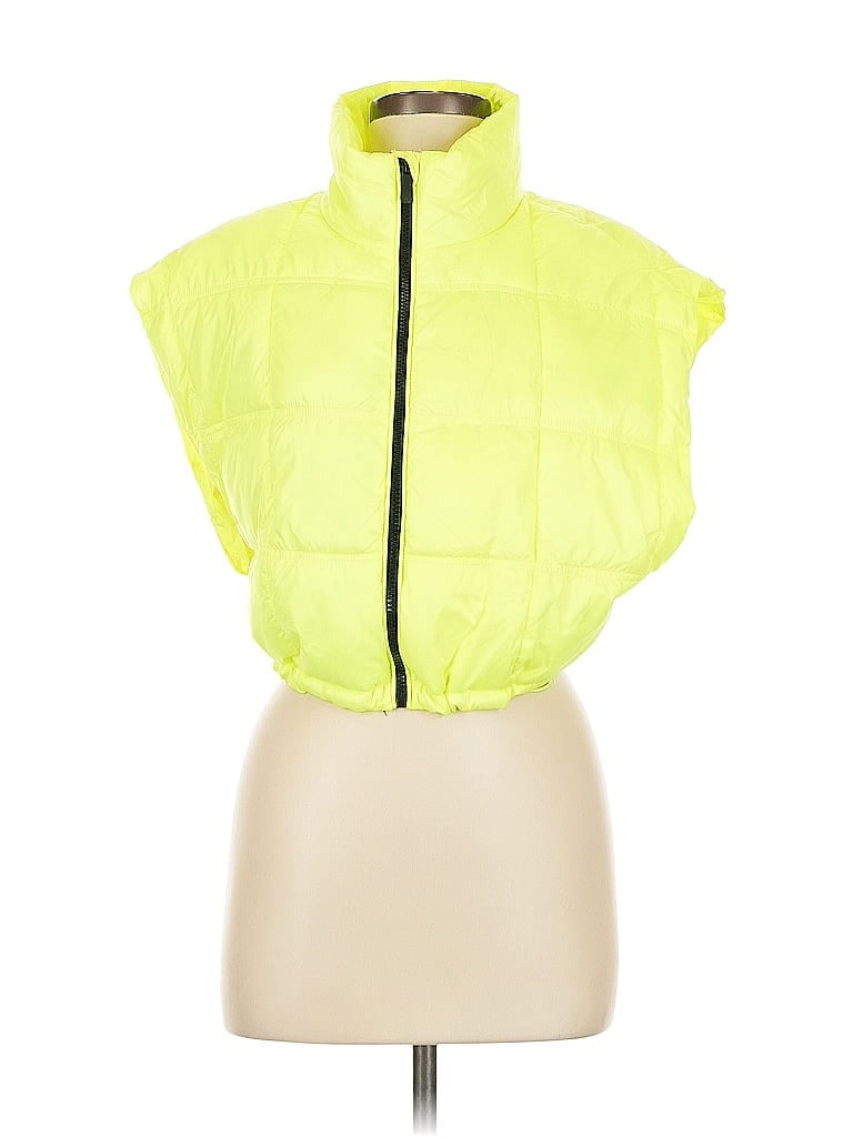 Calvin Klein Performance 100% Polyester Yellow Vest Size M - photo 1