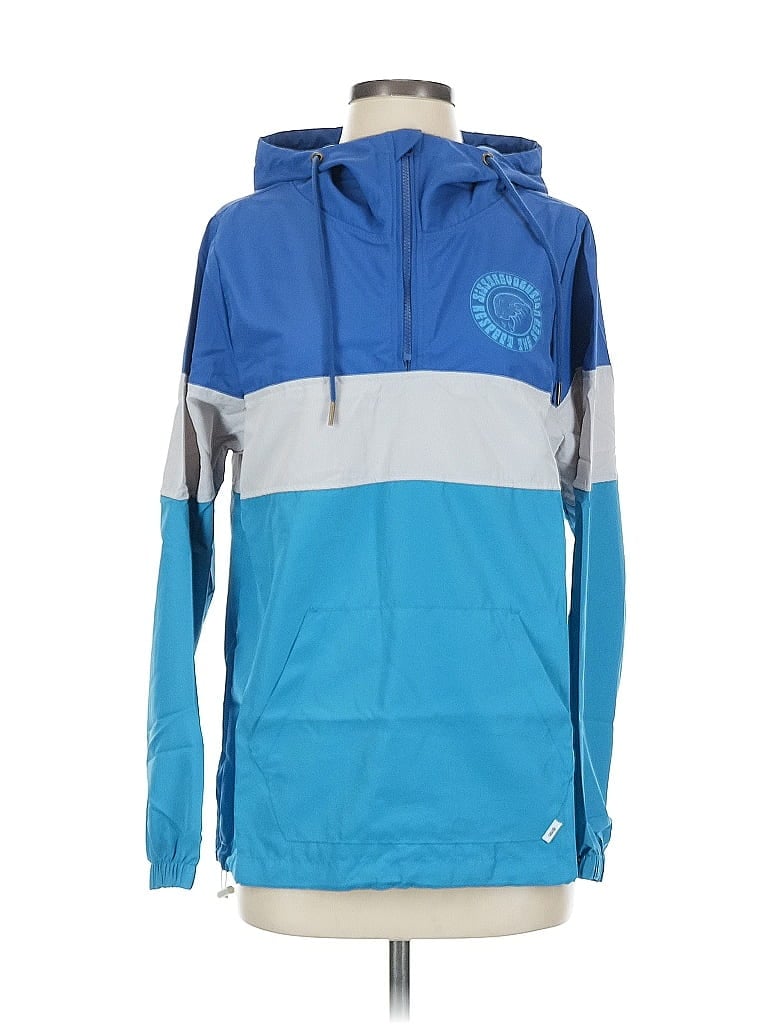 Pre-owned Sisstrevolution Windbreaker Jacket In Blue