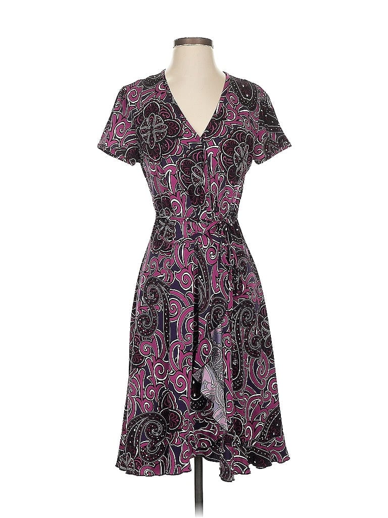 Pre-owned Apt. 9 Casual Dress In Purple