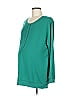 Ingrid + Isabel Green Long Sleeve Henley Size M - photo 1