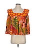 FARM Rio Orange 3/4 Sleeve Blouse Size XS - photo 1