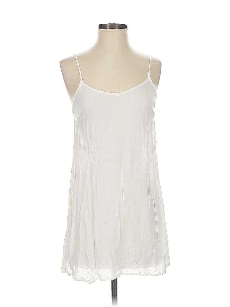 Pre-owned Unbranded Tank Top Ivory Strapless Neckline Tops In White