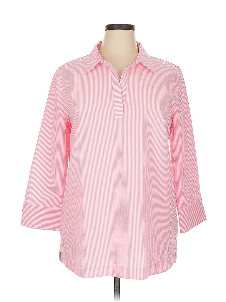 Adorne Paisley Pink Blue Casual Dress Size 14 - photo 1