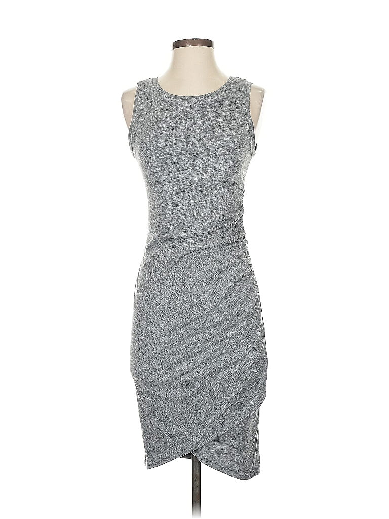 Pre-owned Leith Casual Dress In Gray