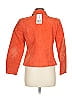 Co & Eddy 100% Polyester Orange Bold Orange Suede Textured Jacket Size 8 - photo 2