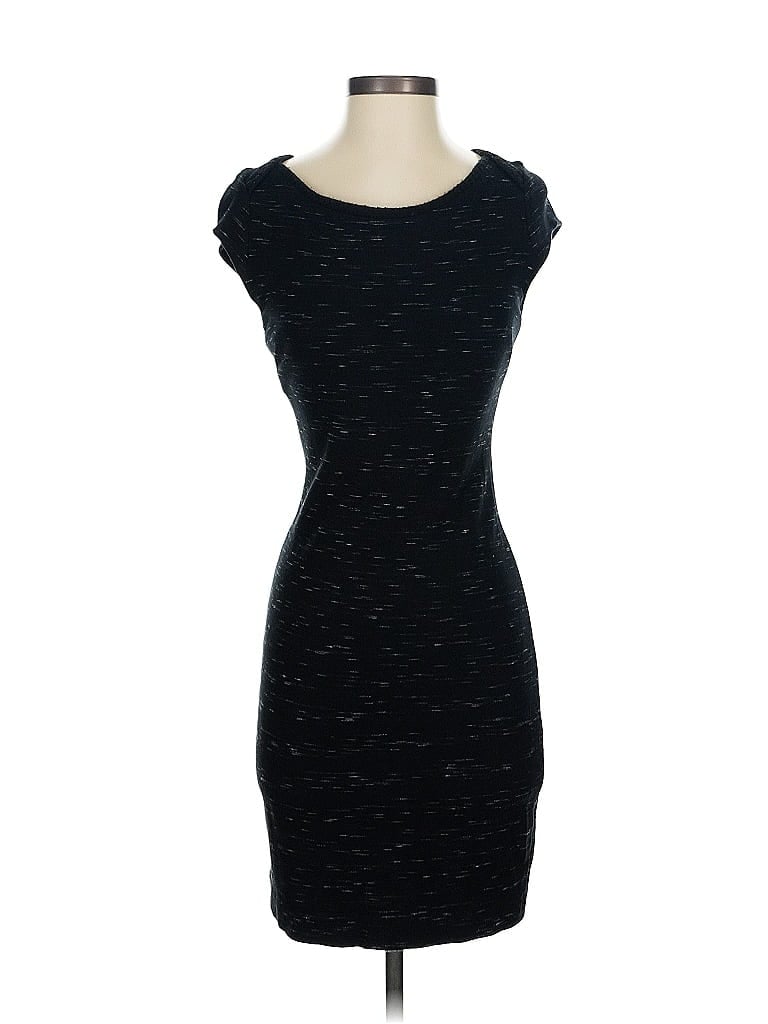 Pre-owned Three Dots Casual Dress In Black