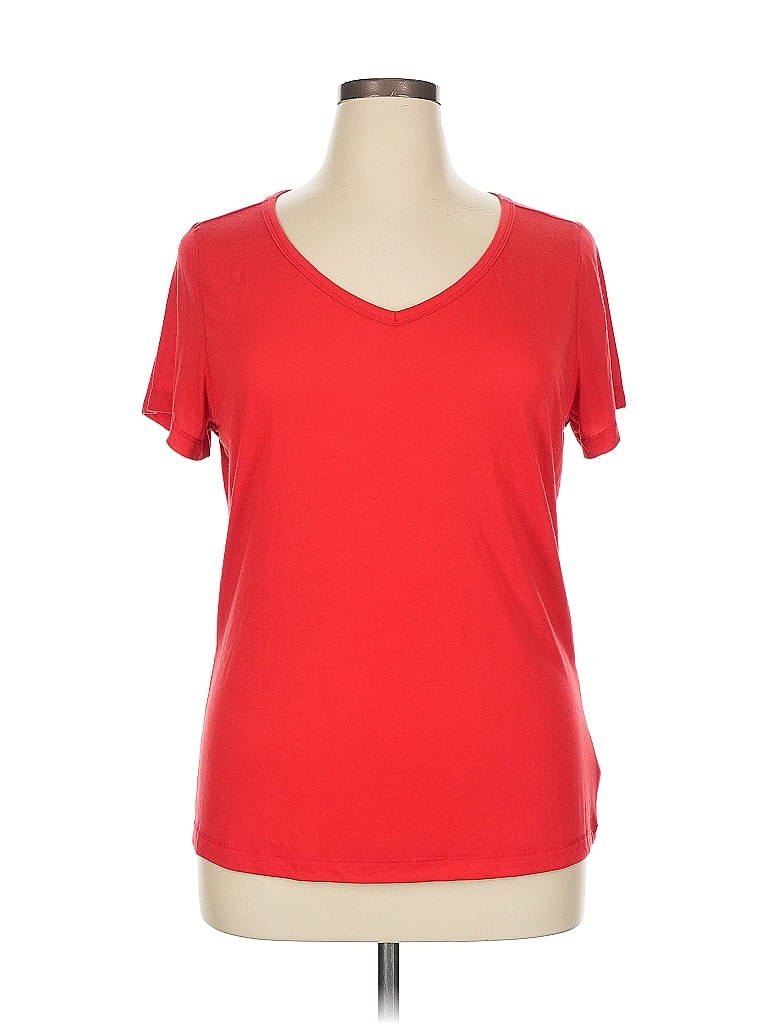 Pre-owned Assorted Brands Short Sleeve T-shirt In Red