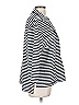 Lafayette 148 New York Stripes White Blue Blazer Size L - photo 4