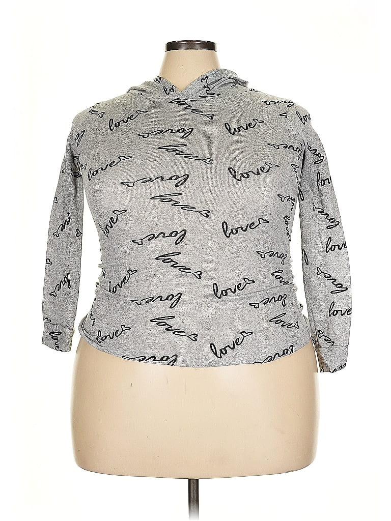 Pre-owned Assorted Brands Sweatshirt In Silver
