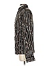 Akira 100% Polyester Metallic Black Long Sleeve Blouse Size S - photo 5