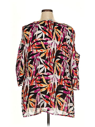 Catherines 3/4 Sleeve Blouse (view 2)