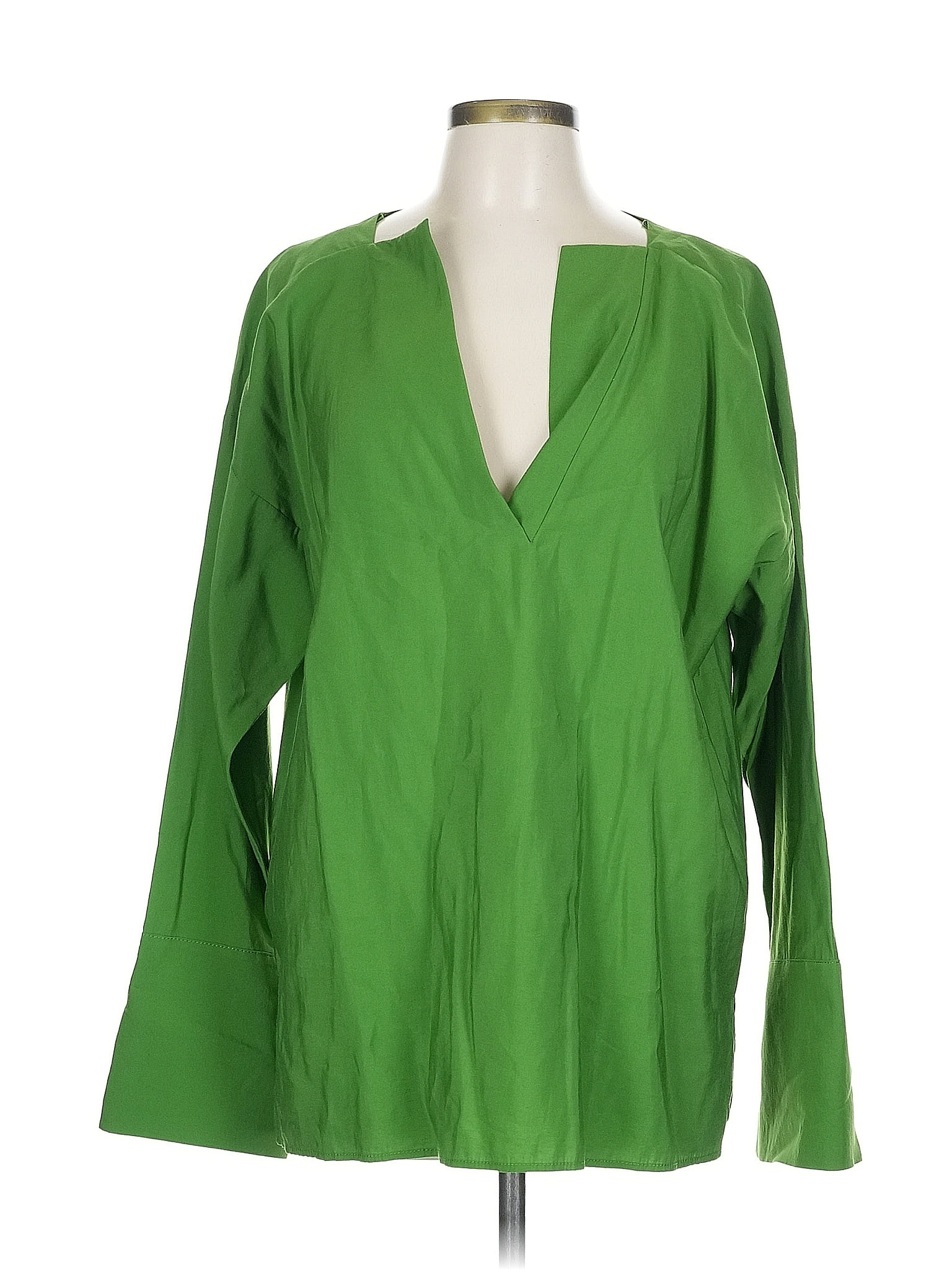 Cos Green Long Sleeve Blouse Size EU 44 / US 14