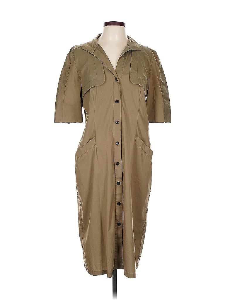 Lafayette 148 New York Tan Casual Dress Size 10 - photo 1