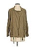 Saks Fifth Avenue 100% Lyocell Green Jacket Size S - photo 1