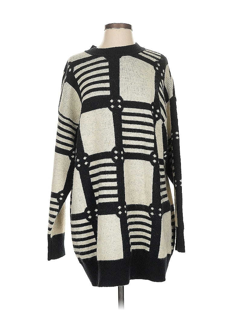 12th Tribe 100% Acrylic Black Casual Dress Size S - photo 1