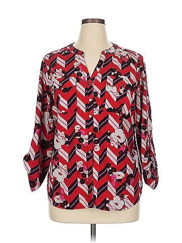 Notations 3/4 Sleeve Blouse (view 1)