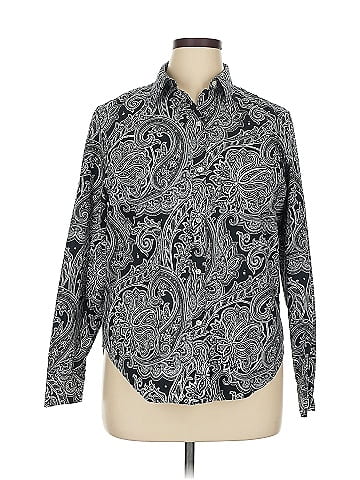 Lauren by Ralph Lauren Long Sleeve Button-Down Shirt (view 1)