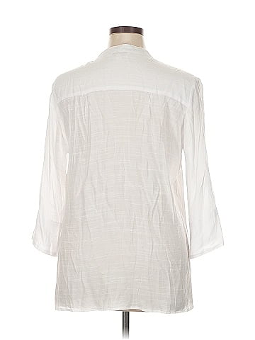 Counterparts 3/4 Sleeve Blouse (view 2)