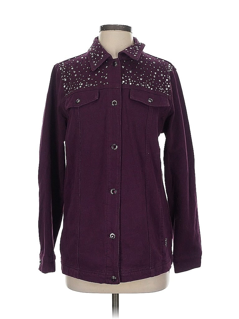 Pre-owned Quacker Factory Jacket In Purple