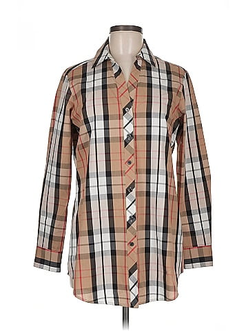Foxcroft Long Sleeve Button-Down Shirt (view 1)