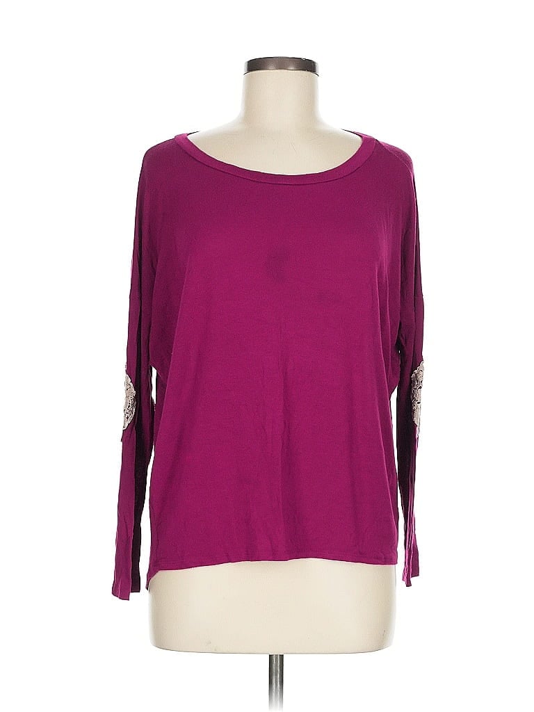 Click to view more detailed imagery on our partner's website Pre-owned Alya 3/4 Sleeve T-shirt In Purple