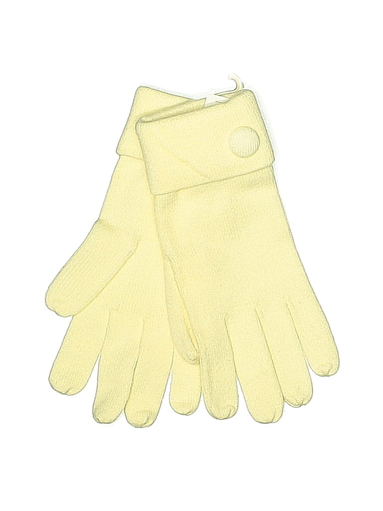 Isotoner Yellow Ivory Gloves One size - photo 1