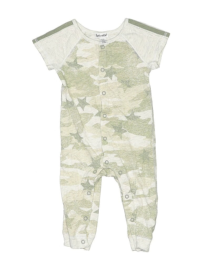 Click to view more detailed imagery on our partner's website Pre-owned Splendid Babies' Short Sleeve Outfit In Green
