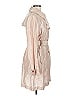 J.Crew Collection 100% Silk Pink Trenchcoat Size 12 - photo 4