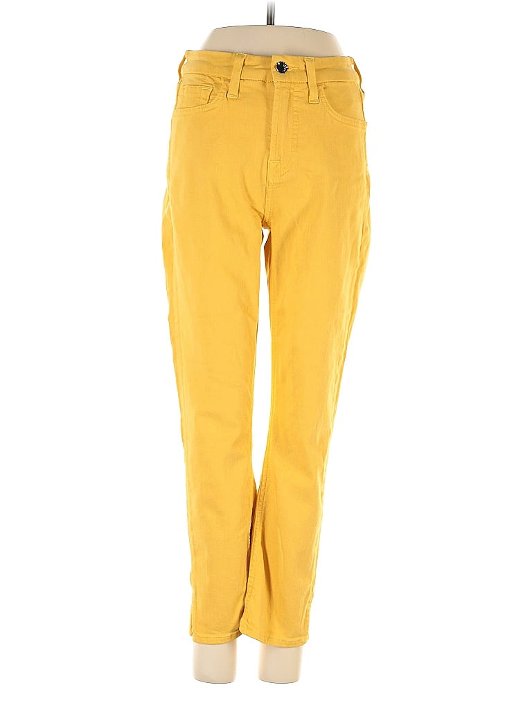 Pre-owned Jen 7 By 7 For All Mankind Jeans In Yellow