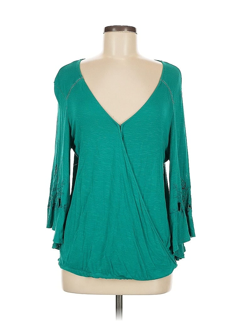 Maurices Teal 3/4 Sleeve Top Size M - photo 1