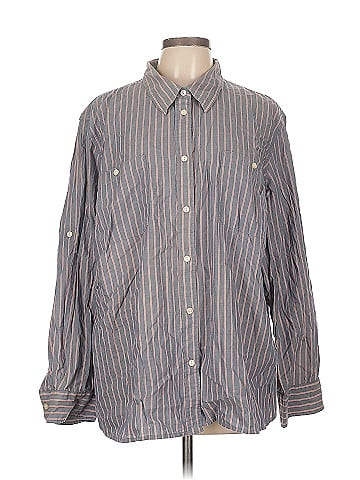 Lauren Jeans Co. Long Sleeve Button-Down Shirt (view 1)