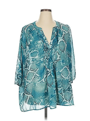 Como 3/4 Sleeve Blouse (view 1)