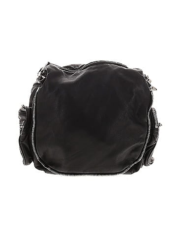 Alexander Wang 100% Leather Black Leather Shoulder Bag One size