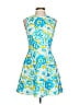 Sail to Sable Floral Blue Cocktail Dress Size 0 - photo 1