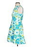 Sail to Sable Floral Blue Cocktail Dress Size 0 - photo 5
