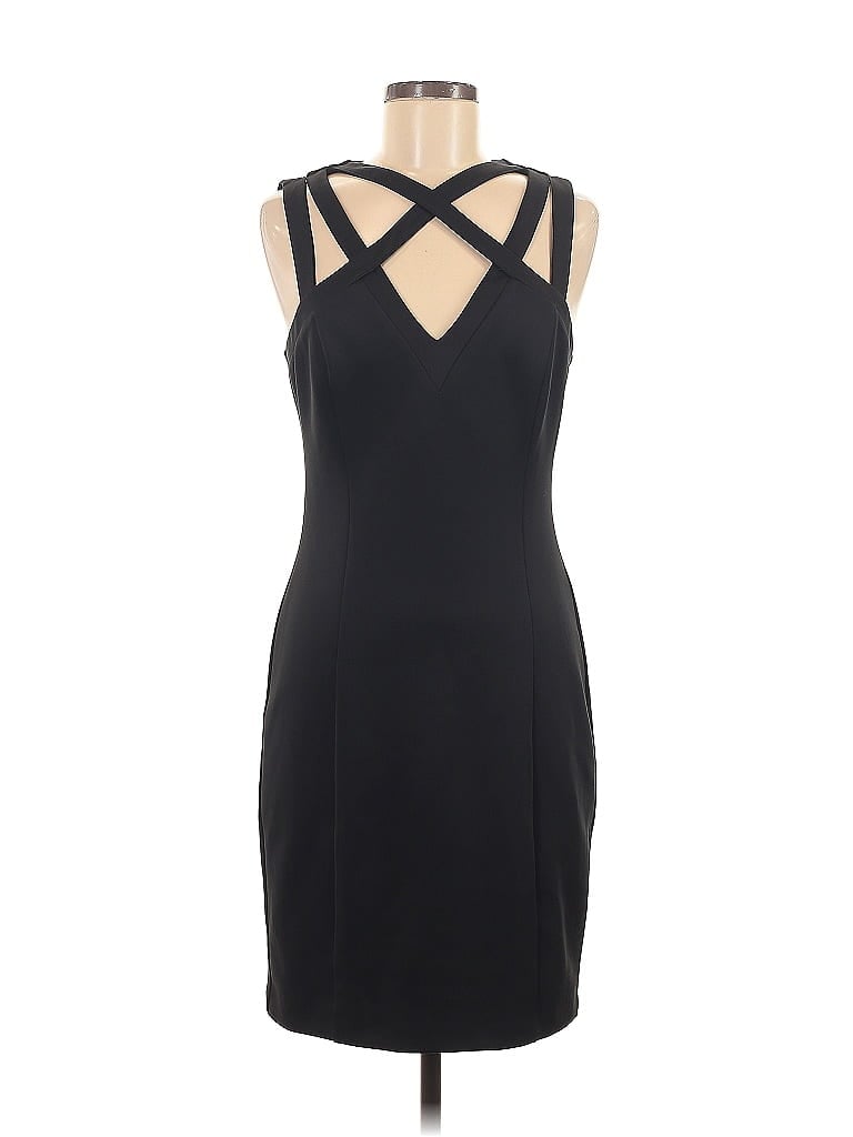 Pre-owned Guess Cocktail Dress In Black