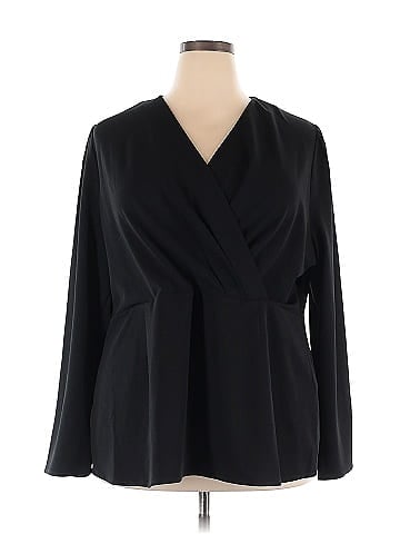 MING WANG Long Sleeve Blouse (view 1)