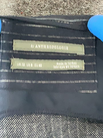 By Anthropologie Blue Cocktail Dress Size 8