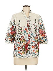 August Silk 3/4 Sleeve Blouse