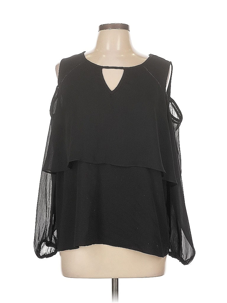 Pre-owned Fever Sleeveless Blouse In Black