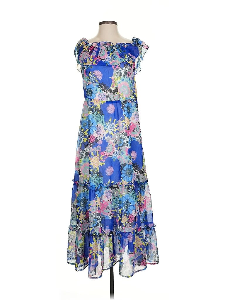 Pre-owned Bebe Cocktail Dress In Blue