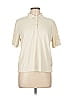 Mercedes-Benz 100% Polyamide Ivory Short Sleeve Polo Size EU (IT) 48 / US 12 - photo 1