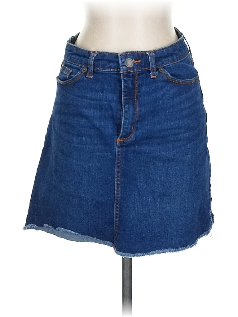 Pre-owned Universal Thread Denim Skirt In Blue